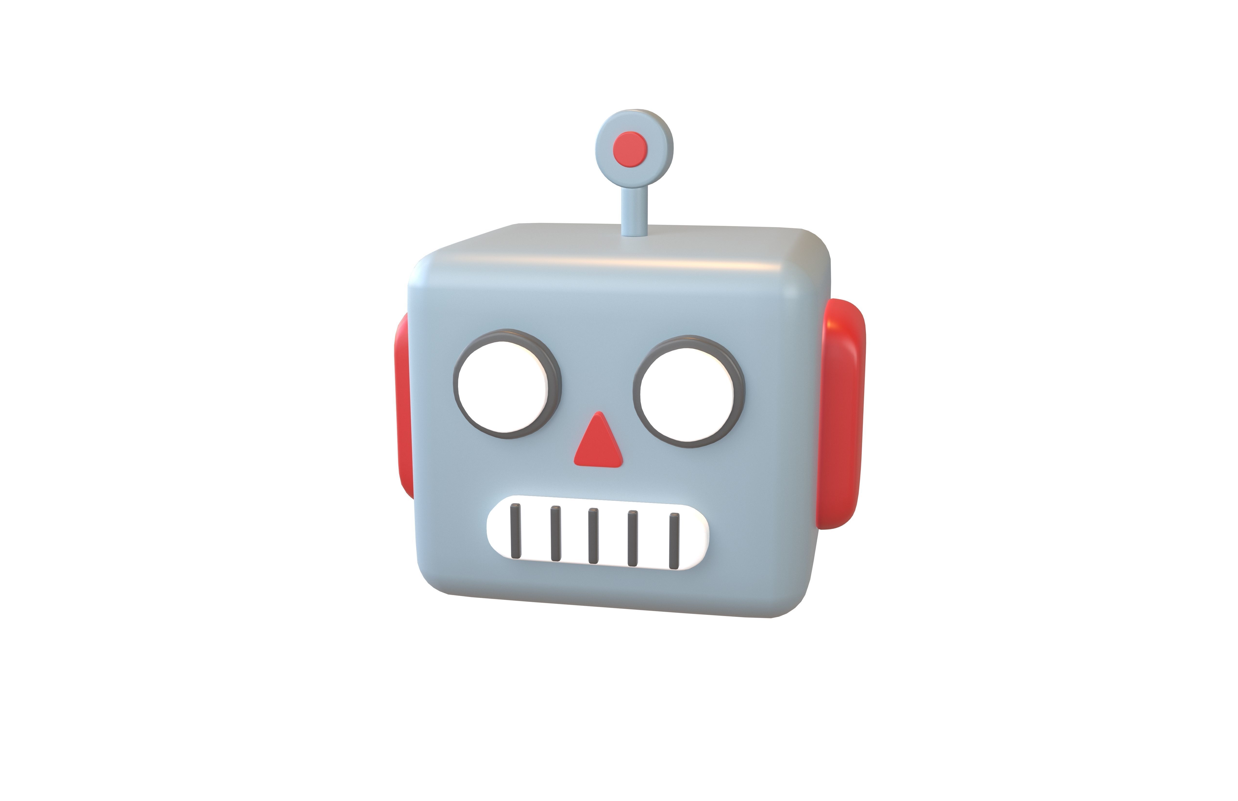 Google Robot Head v2 001 Low-poly 3D model_1