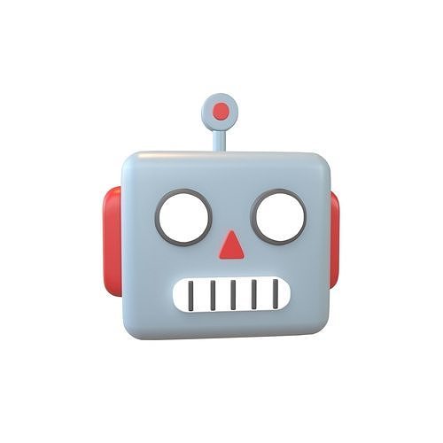 Google Robot Head v2 001 Low-poly 3D model