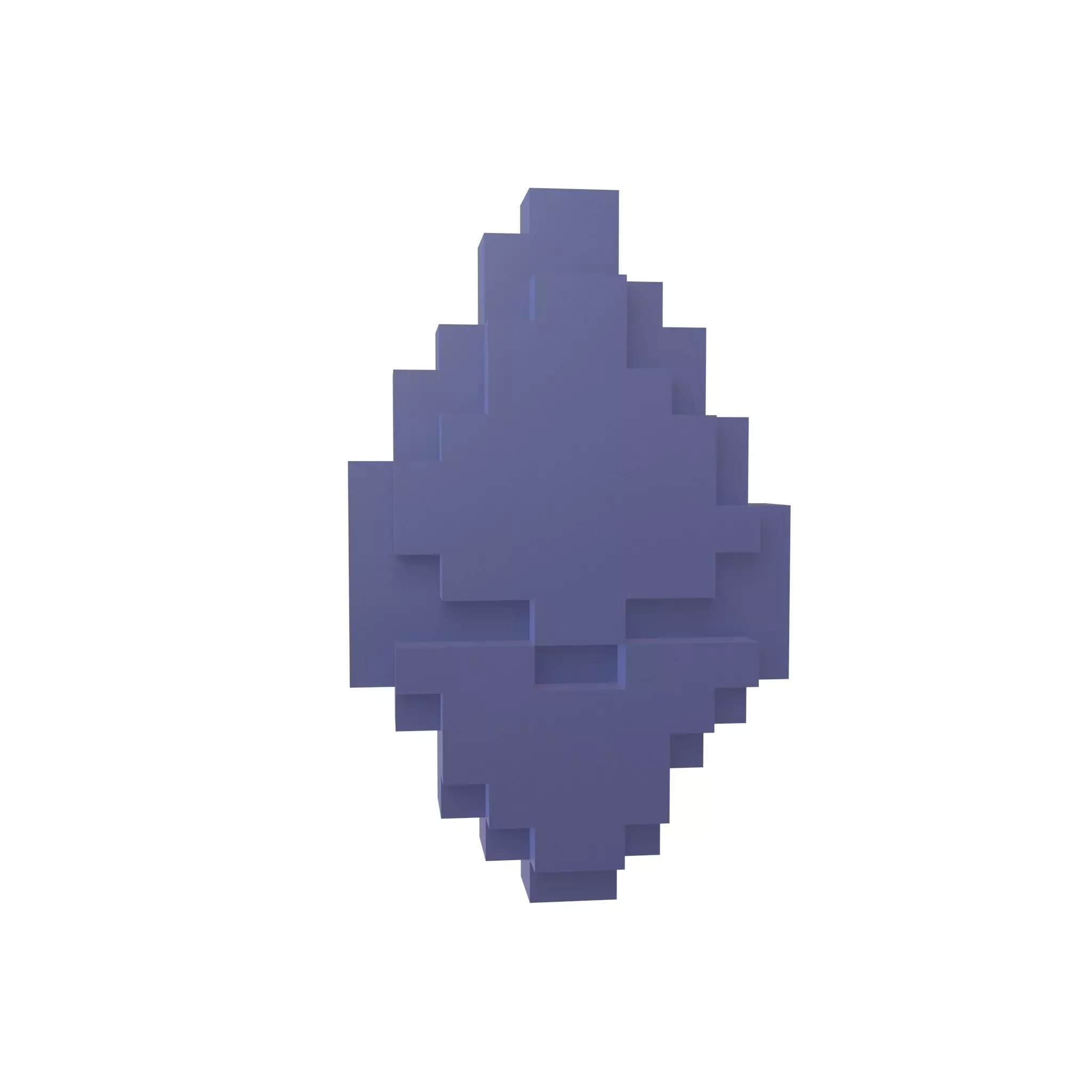 Voxel Ethereum v1 002 Low-poly 3D model_0