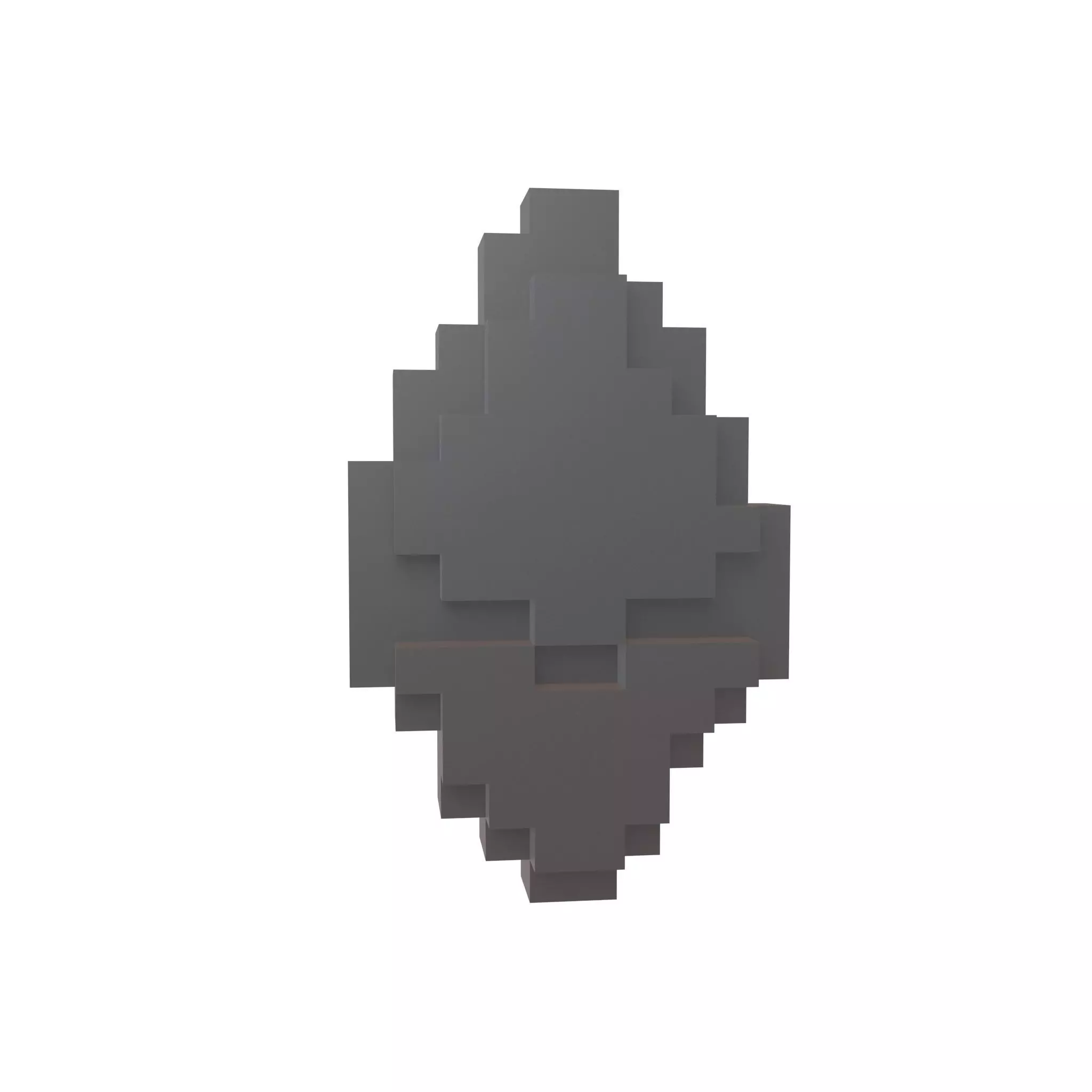 Voxel Ethereum v1 003 Low-poly 3D model_0