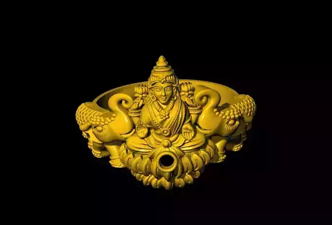 south india laxmi ji ring