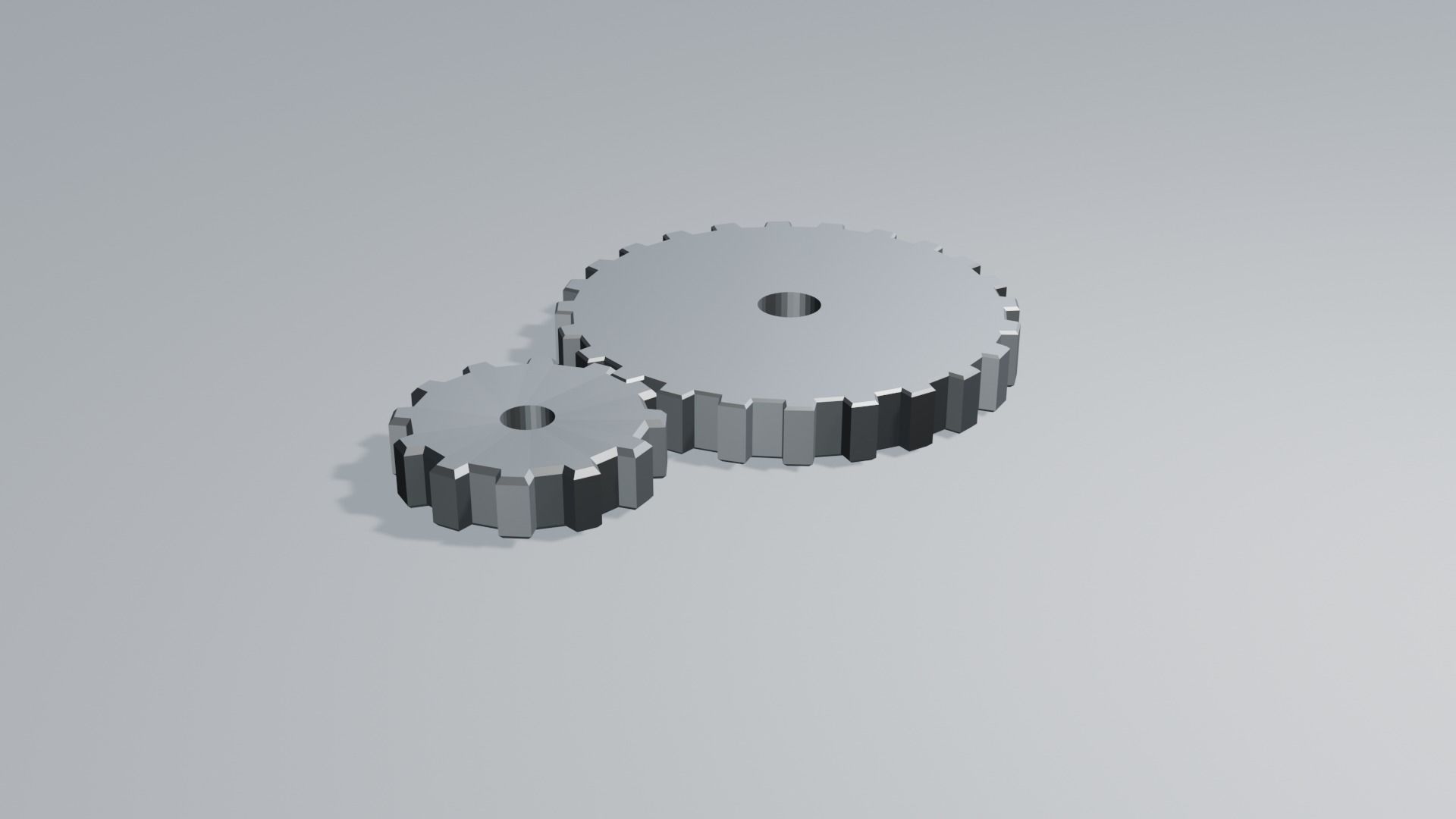 simple gear ratio Free low-poly 3D model_2