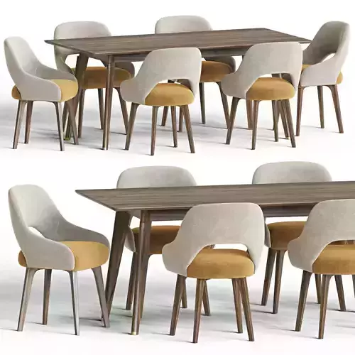 Dining Set 26 3D model