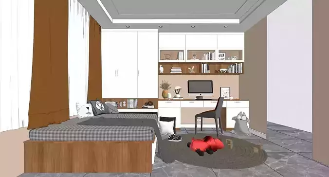 Modern Children s Room Boys  Room  Modern