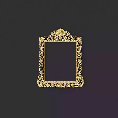 mirror gold ornate frame