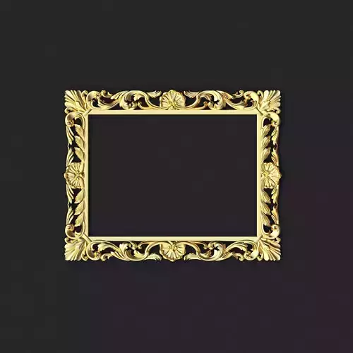 mirror gold ornate frame