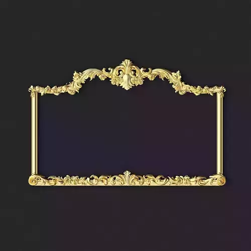 mirror gold ornate frame