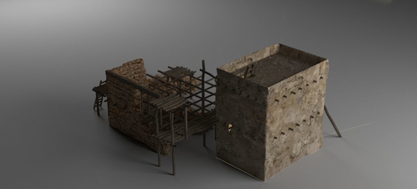 Afghan house 2 Free 3D model_2