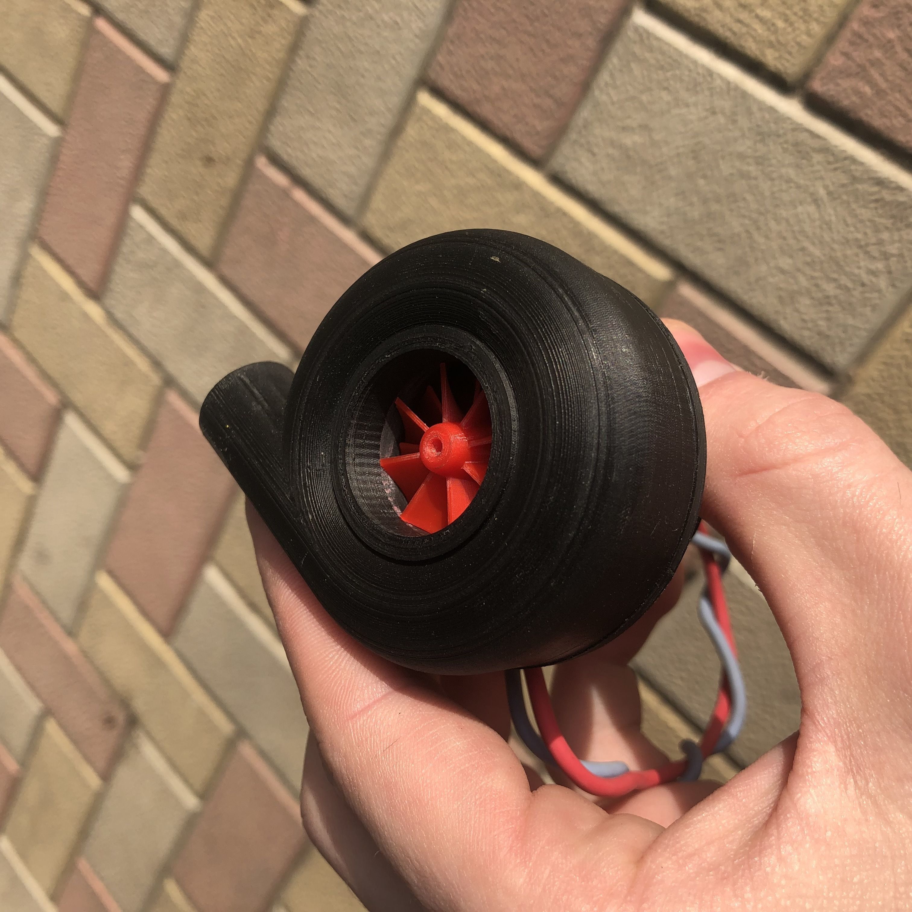 Small Turbocharger  3D print model_9