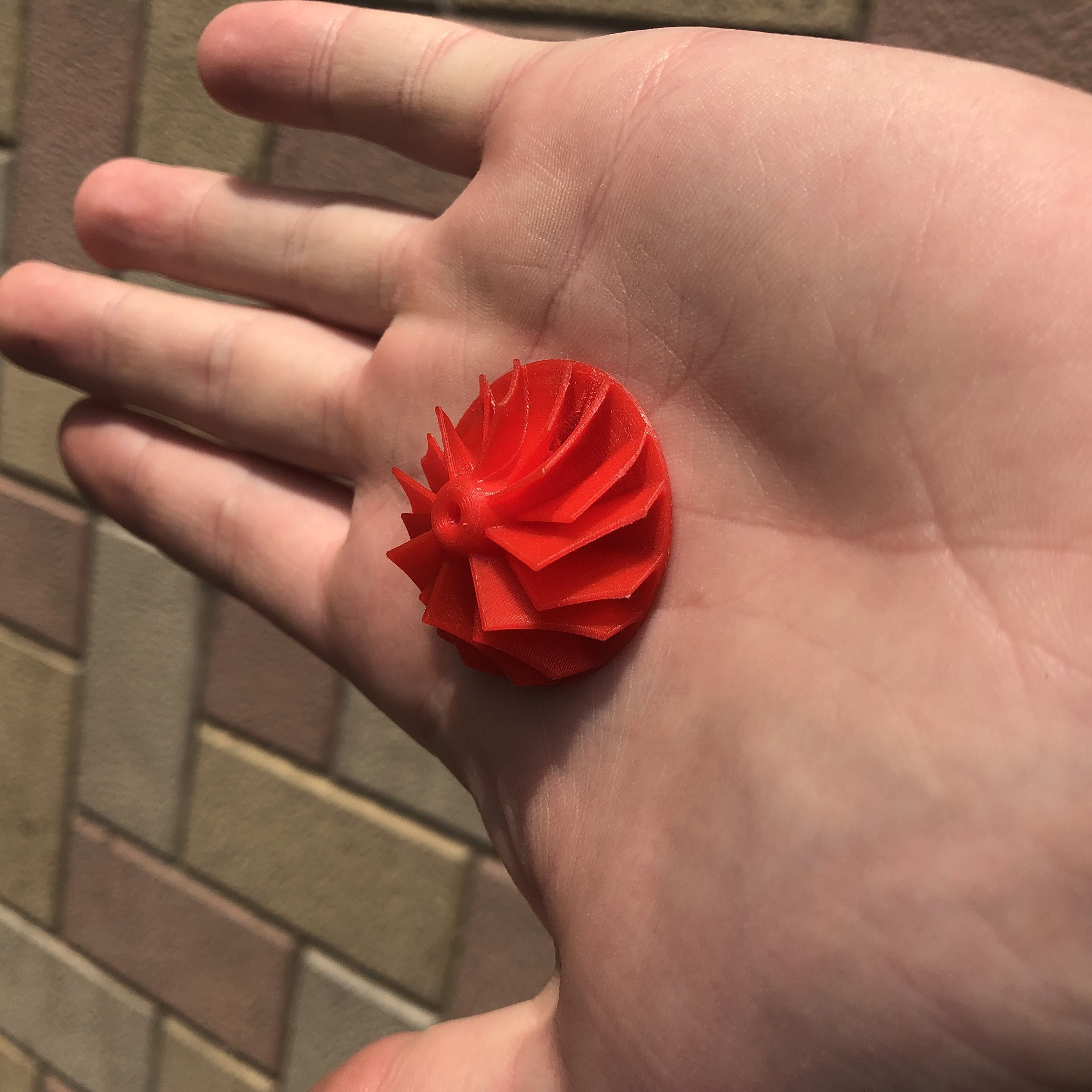 Small Turbocharger  3D print model_5
