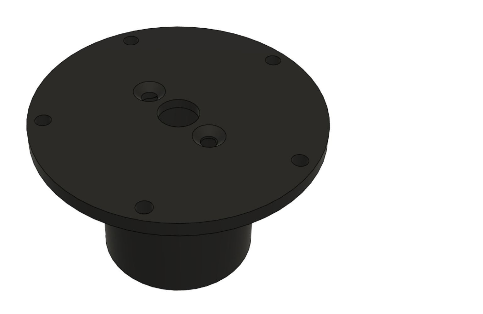 Small Turbocharger  3D print model_2
