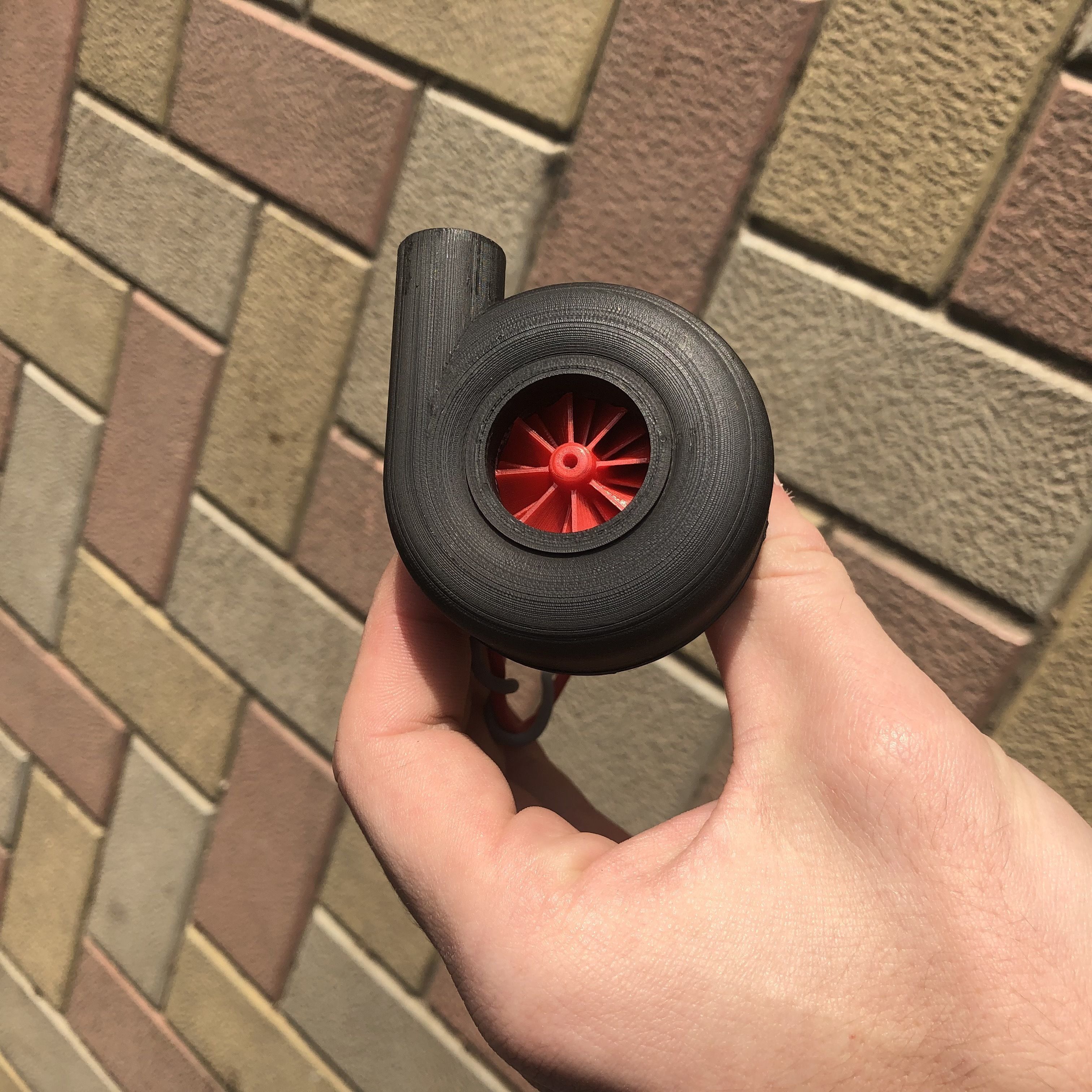 Small Turbocharger  3D print model_6