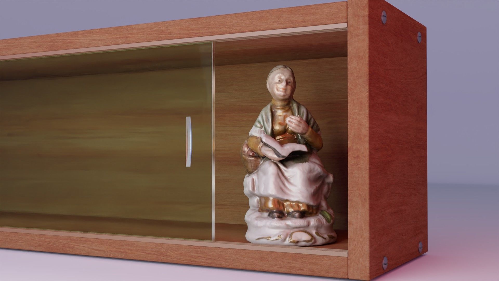 Old man and woman statue high-poly 3D Model Collection_30