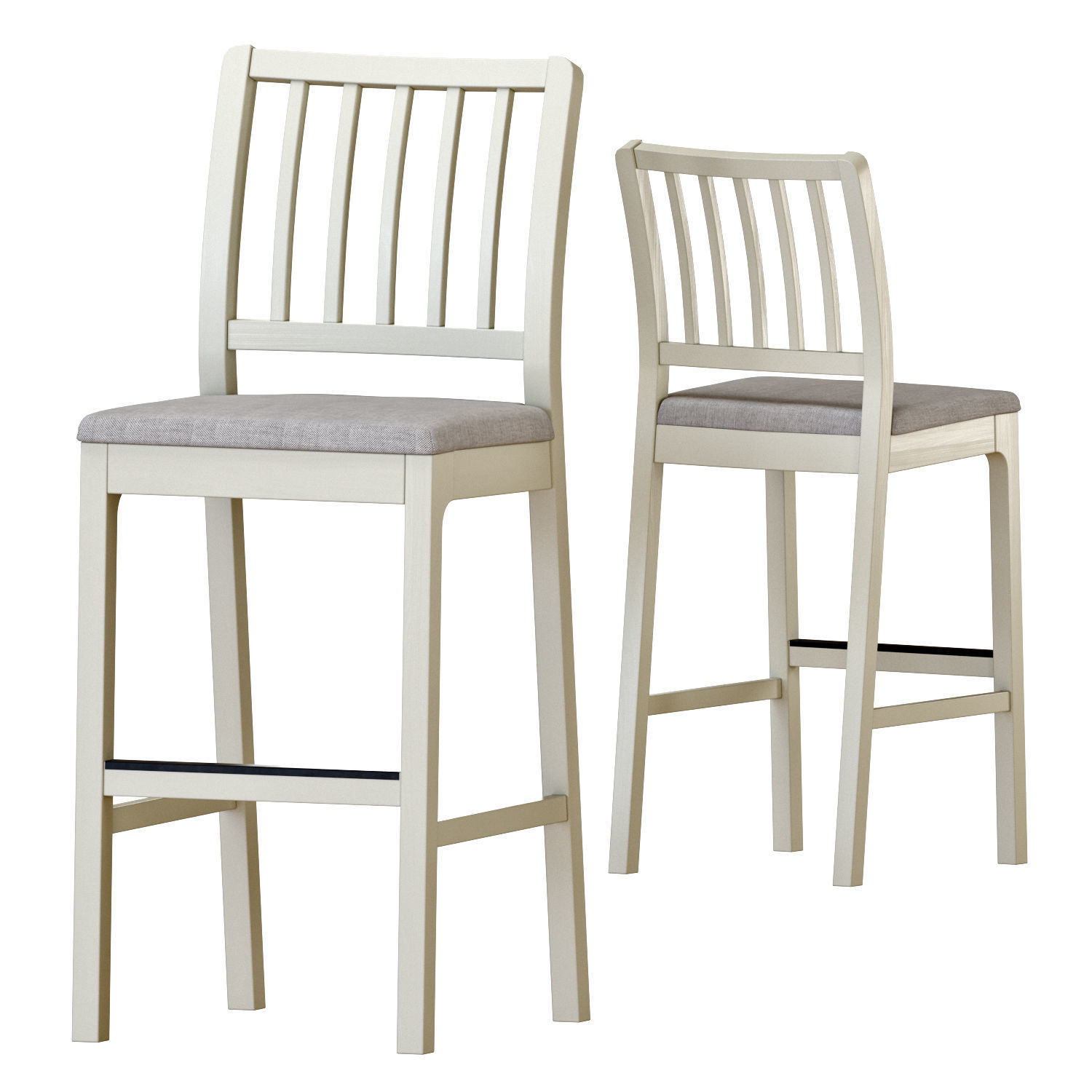 EKEDALEN Bar Table and Stools 3D model_9