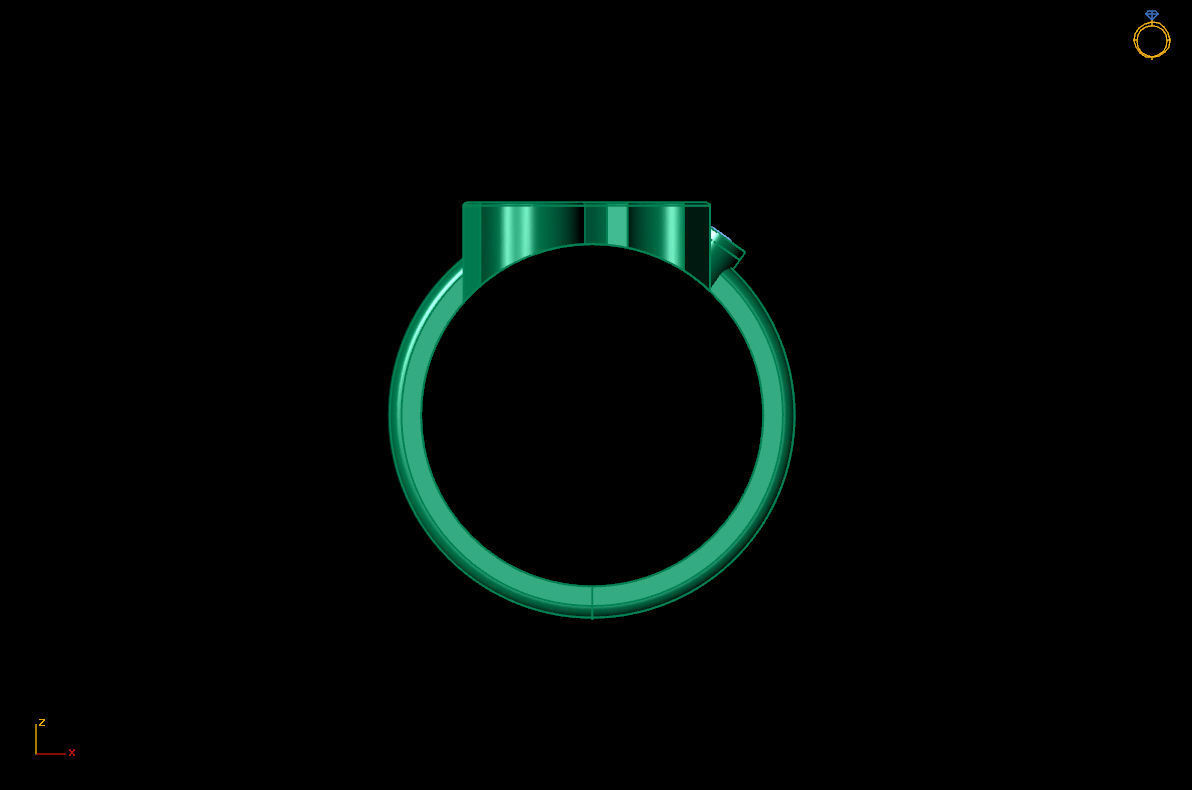- Old English font ring N 3D print model_7