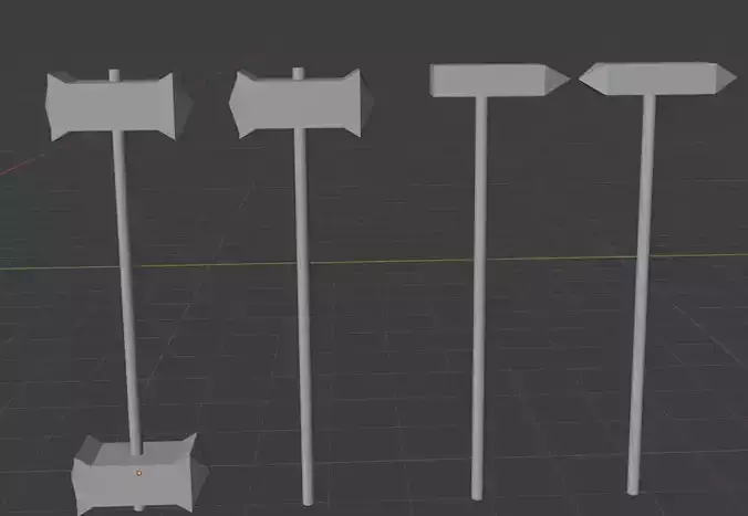 Double handed hammer 