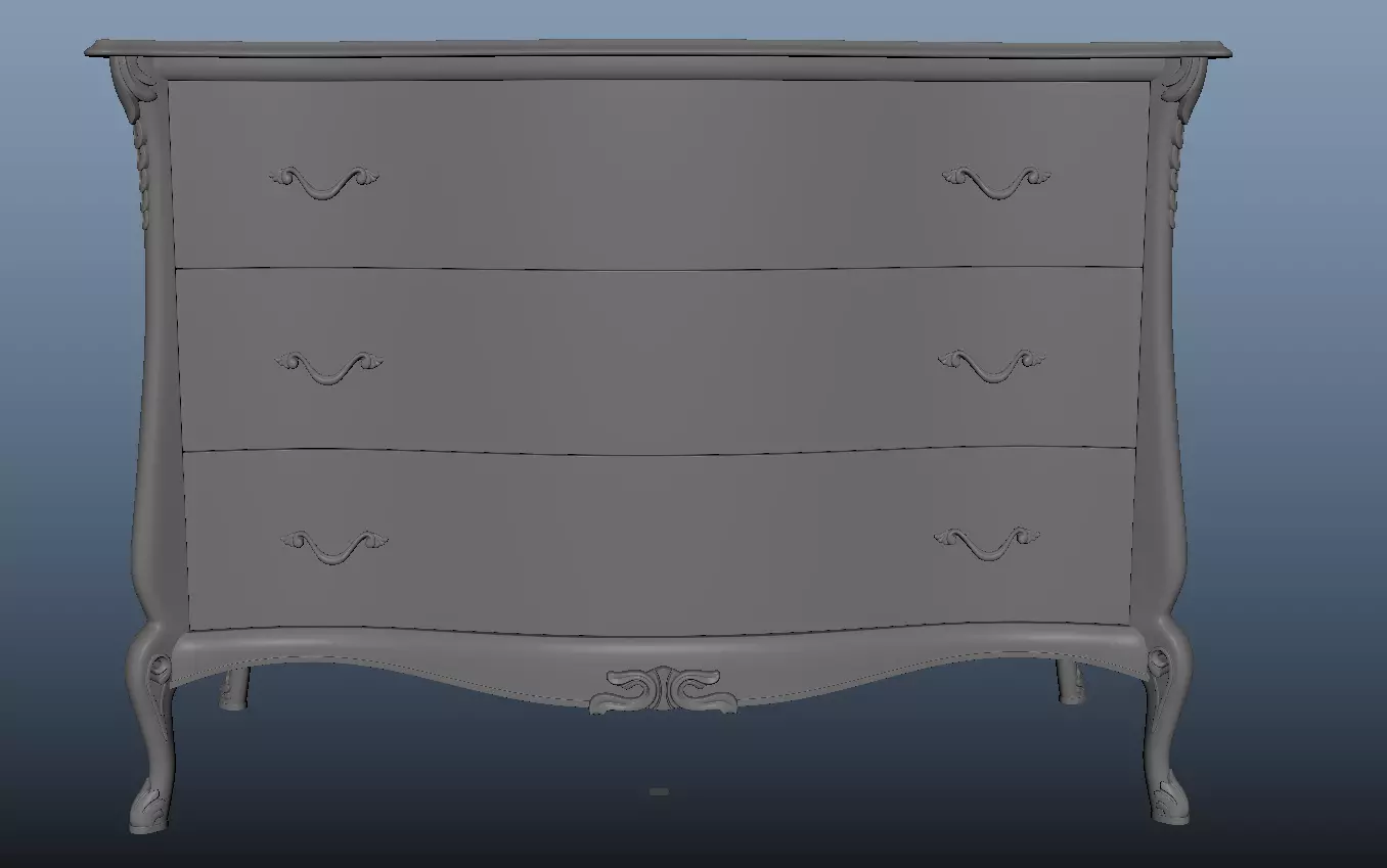 Giorgio Casa Drawer Low-poly 3D model