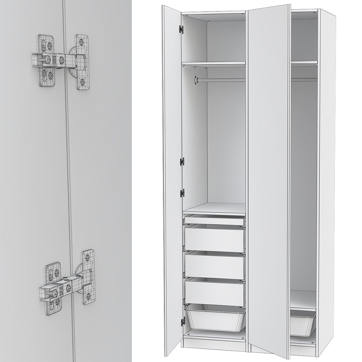 Pax and Reinsvoll Ikea 3D model_5