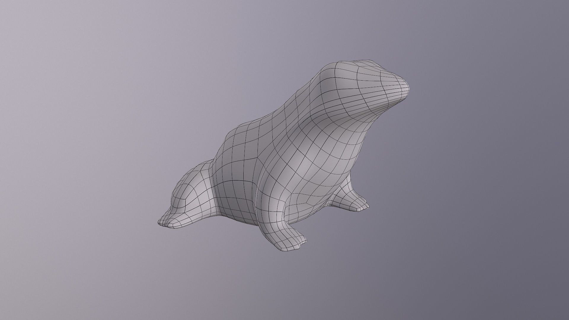 Ceramic frog toad Free low-poly 3D model_13