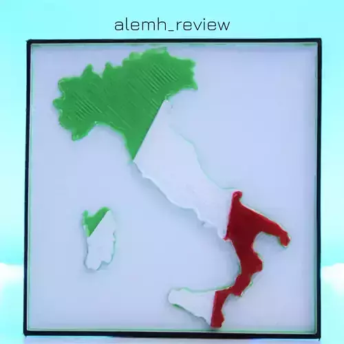 ITALY map 3D print model