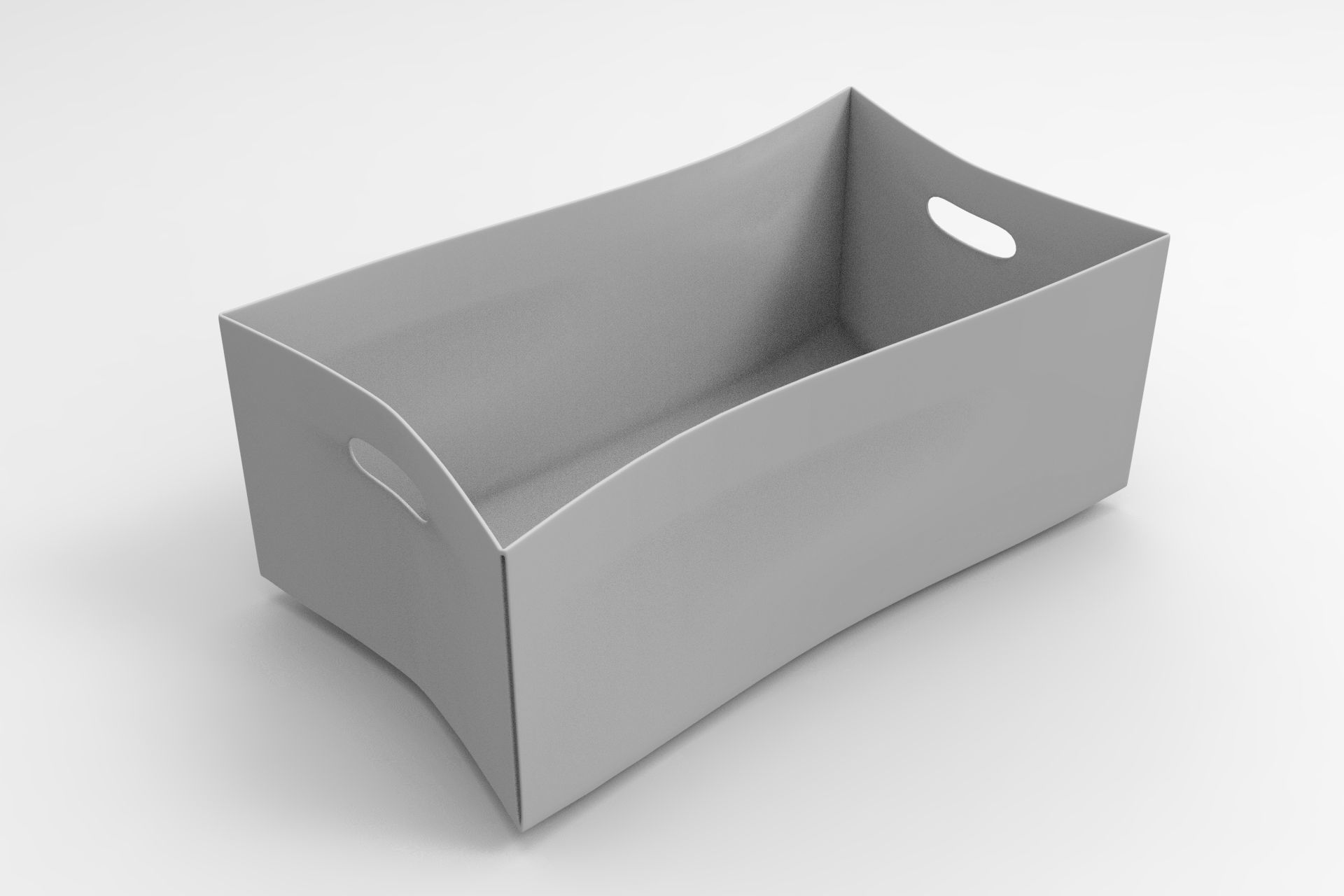 Storage Boxe Low-poly 3D model_7