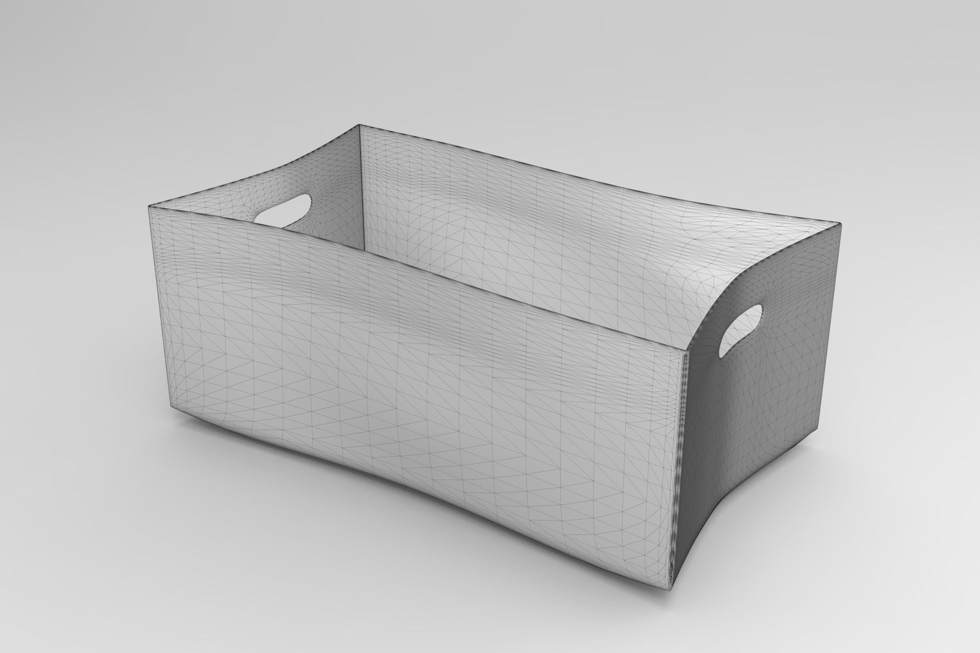 Storage Boxe Low-poly 3D model_5