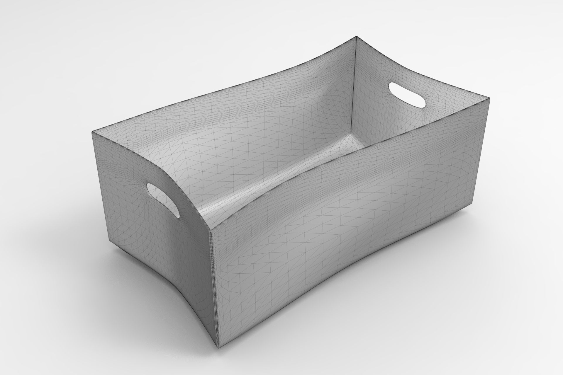 Storage Boxe Low-poly 3D model_6