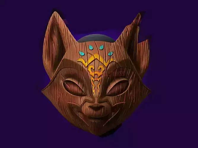 Kena Bridge of Spirits Taro Mask Bug 3D print model