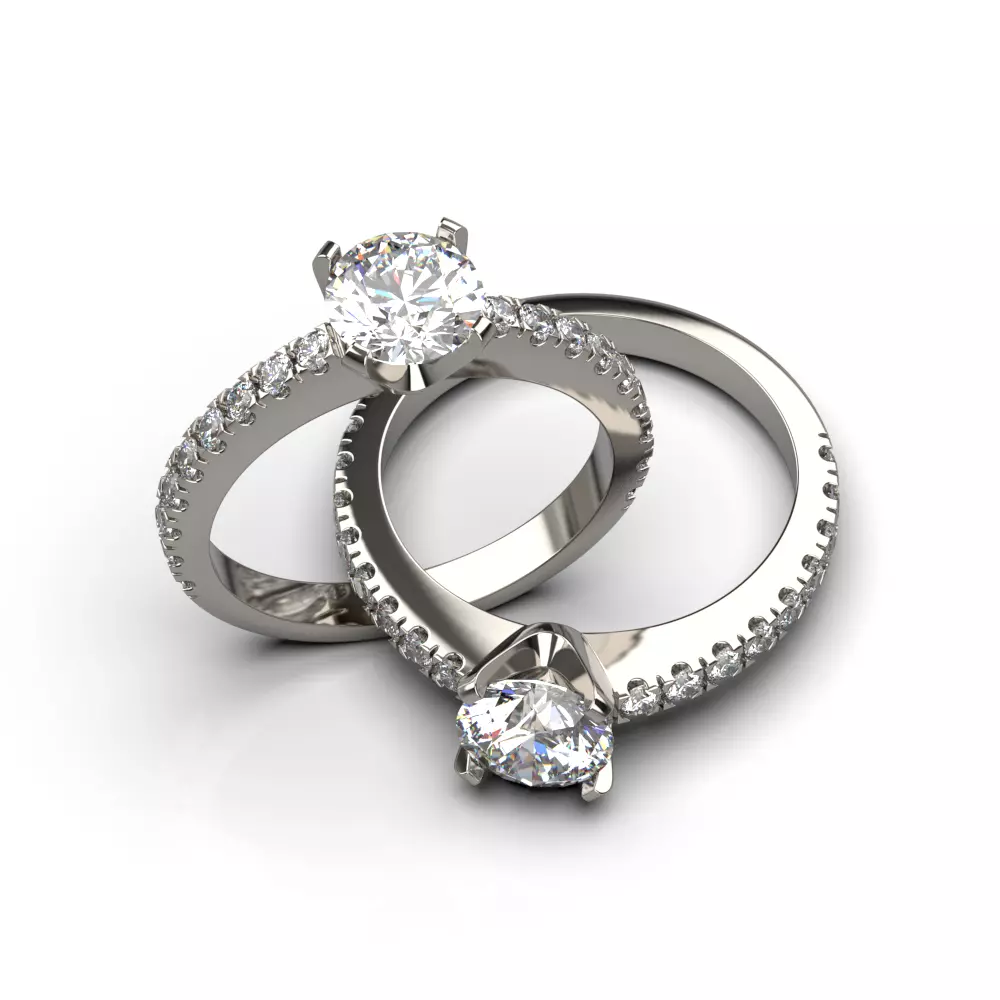 1 Carat Ring 3D print model_0