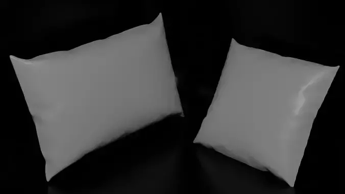 Square and rectangular pillow