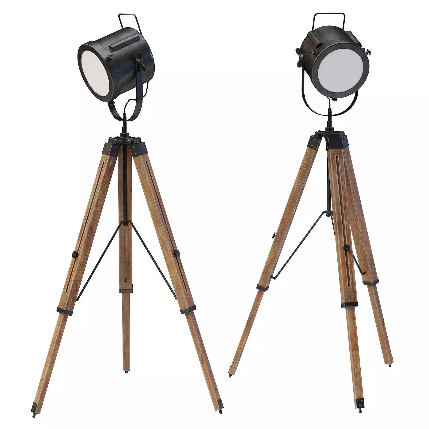 Tripod floor lamp TRIBECA 3D model_0
