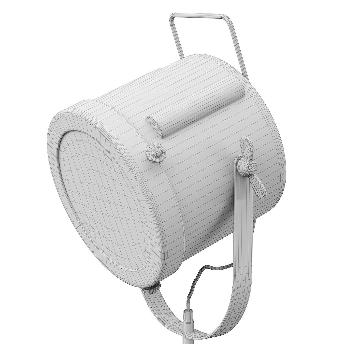 Tripod floor lamp TRIBECA 3D model_5