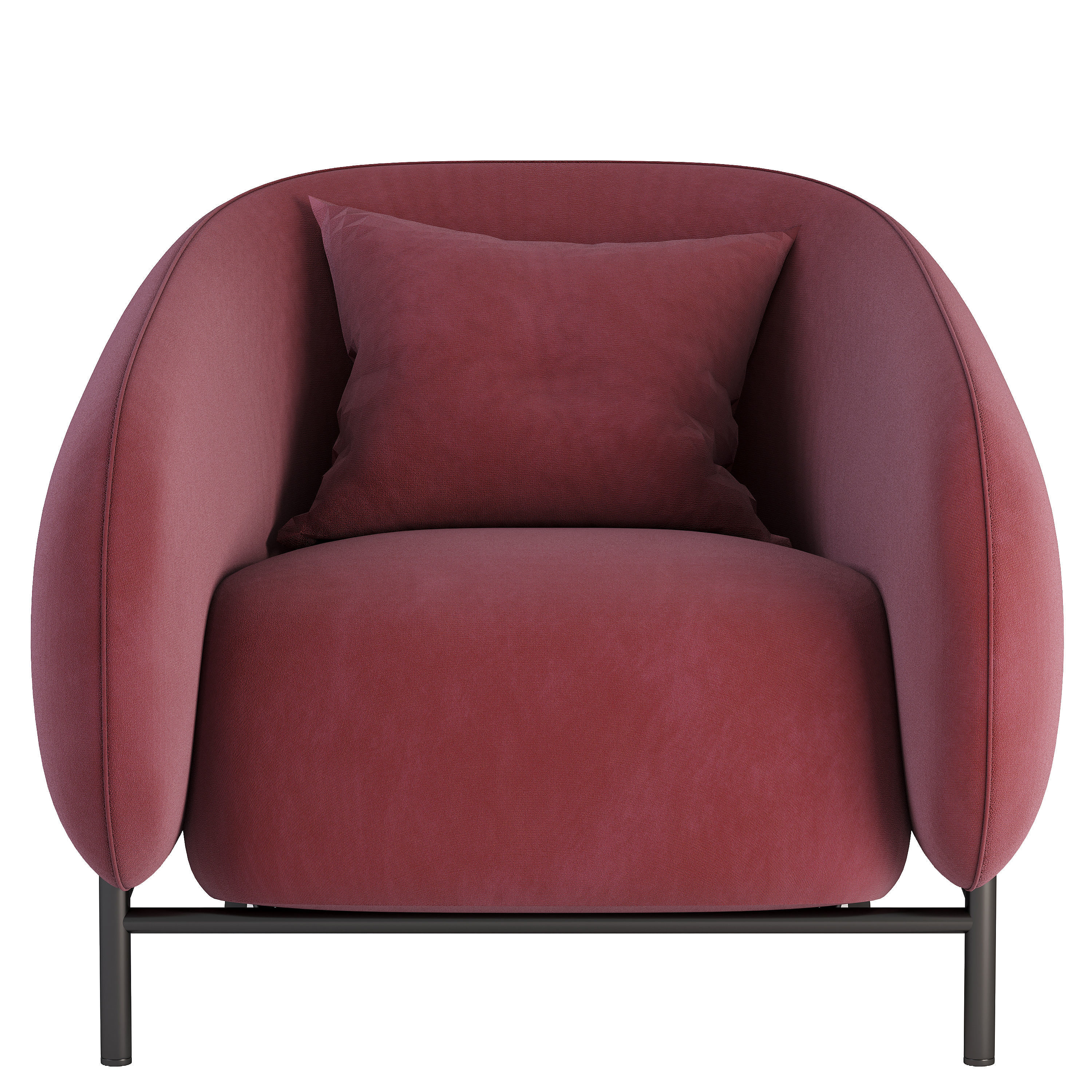 Cider Edition Armchair Low-poly 3D model_1