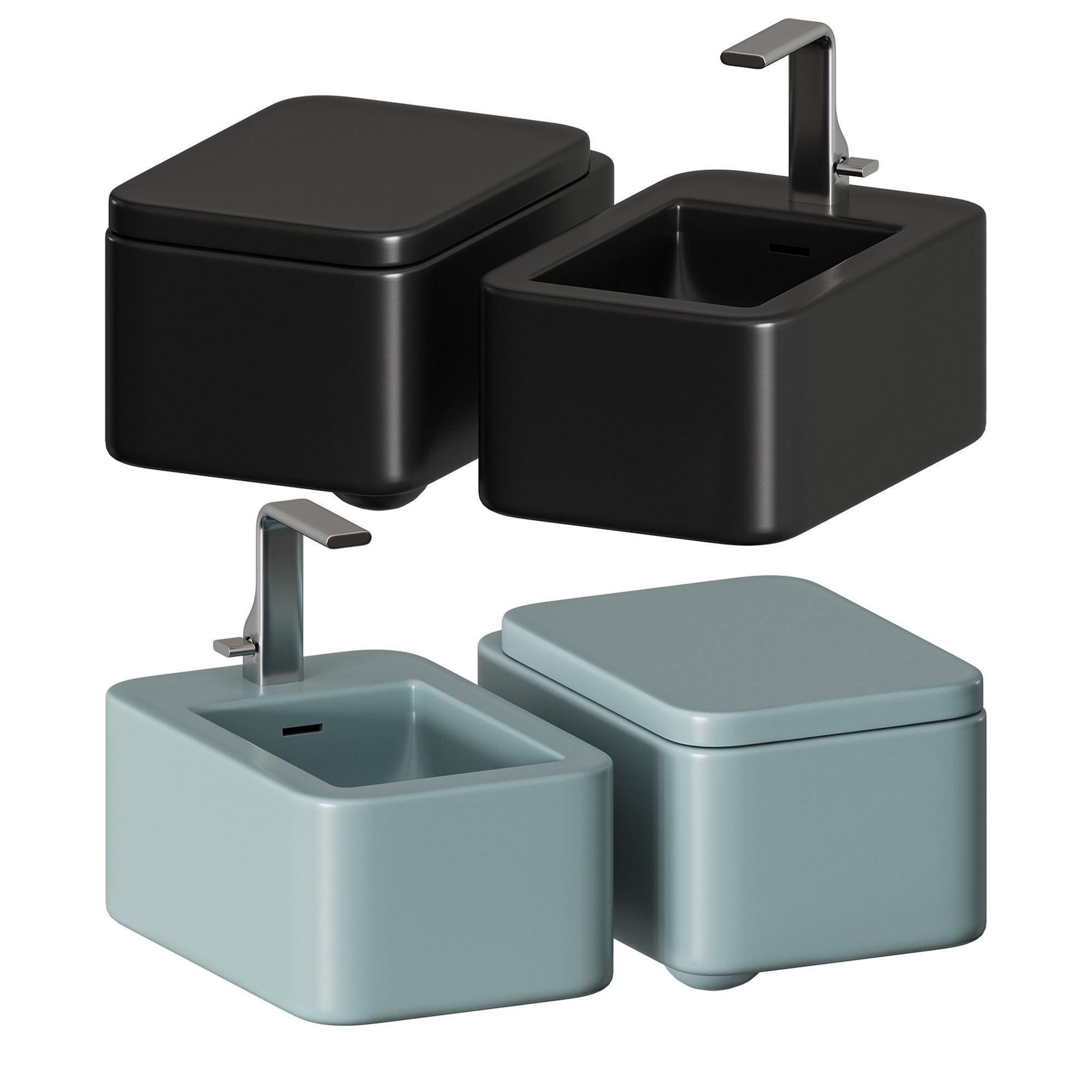 FLAMINIA NILE WALL MOUNTED WC 3D model_4