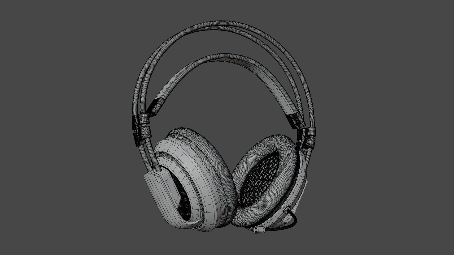 Headphone best gaming headsets 3D model_1