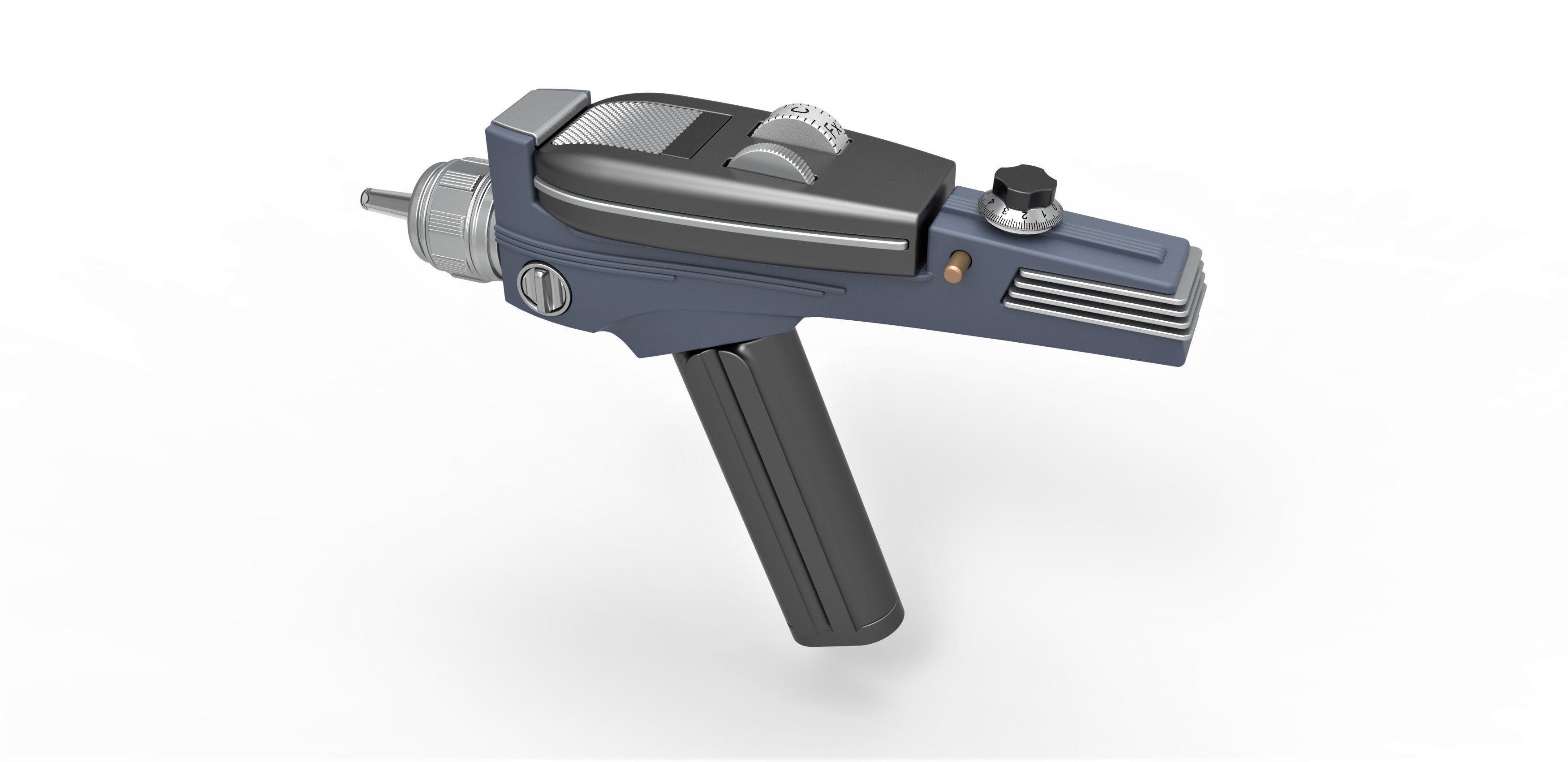 Phaser from Star Trek The Original Series 3D model_9