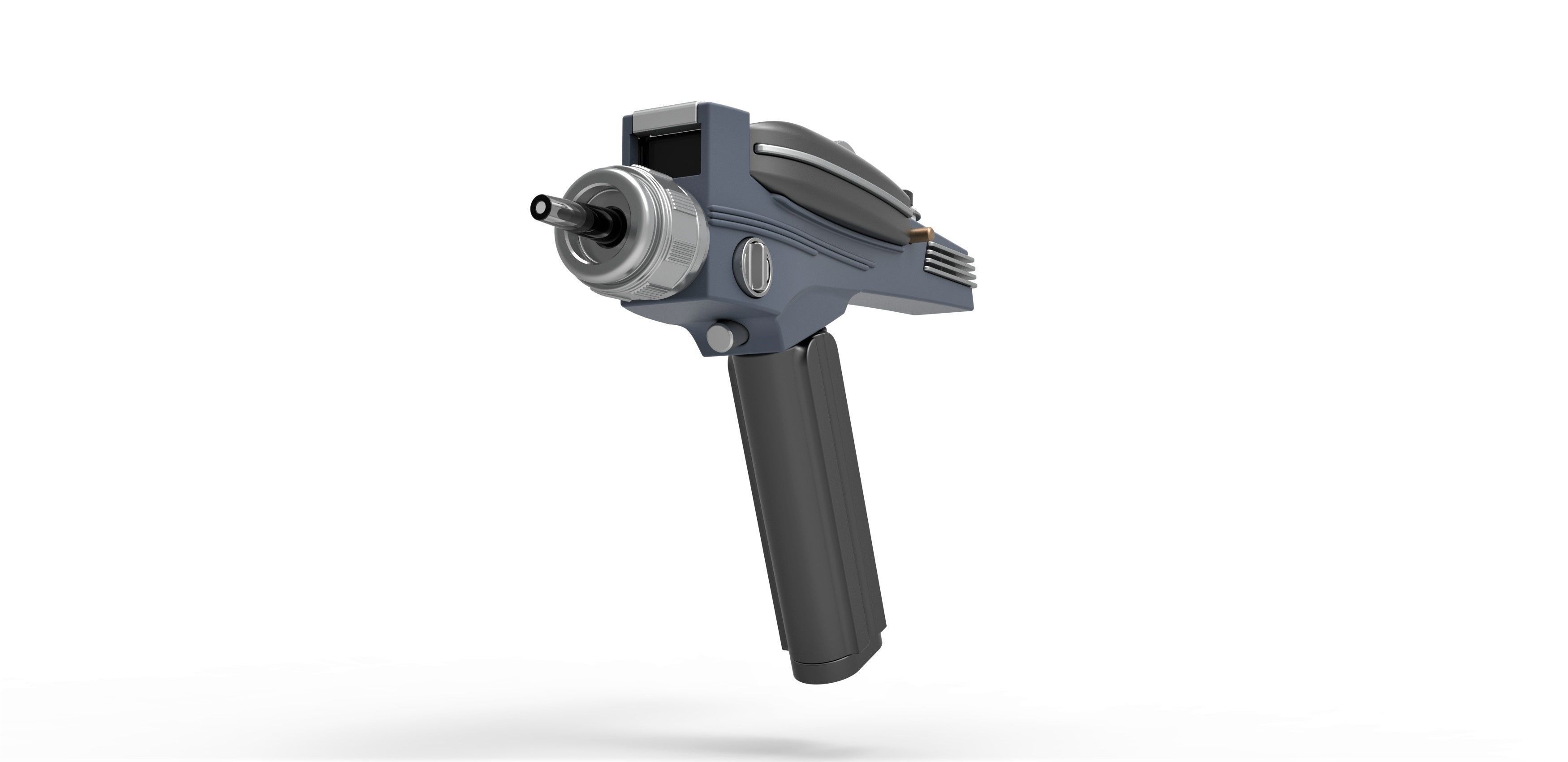 Phaser from Star Trek The Original Series 3D model_4