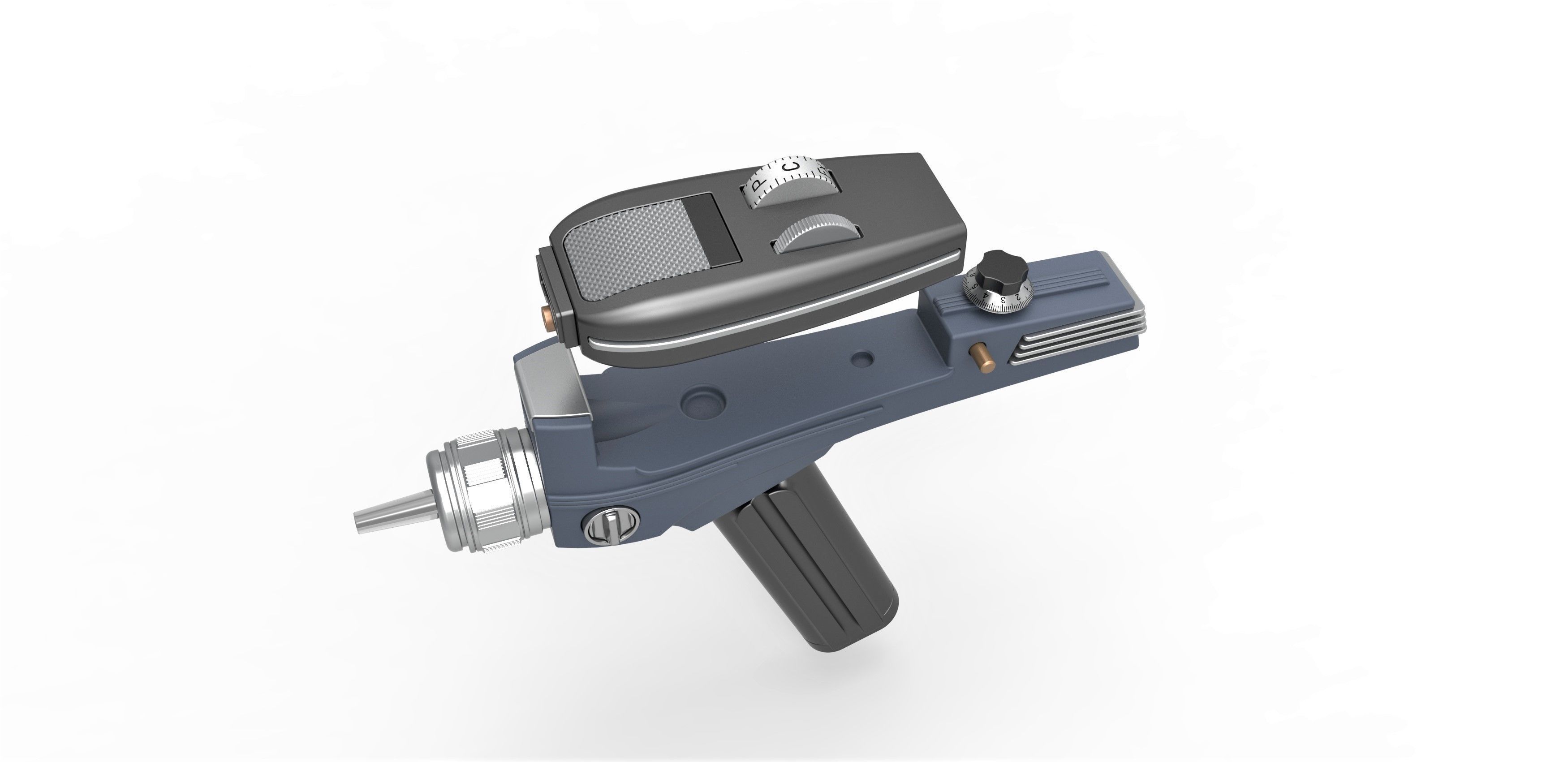 Phaser from Star Trek The Original Series 3D model_17