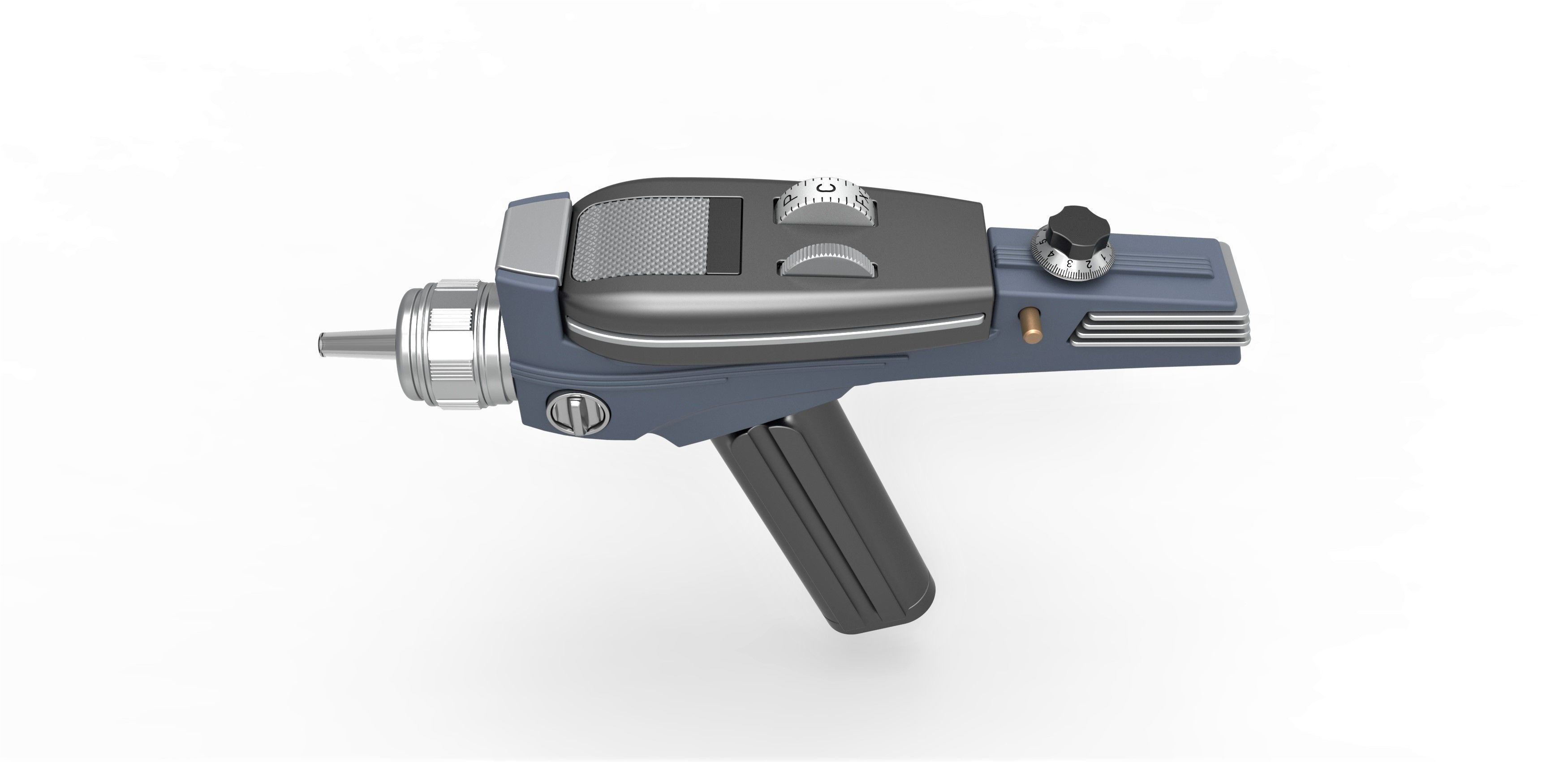 Phaser from Star Trek The Original Series 3D model_7