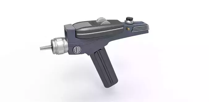 Phaser from Star Trek The Original Series 3D model