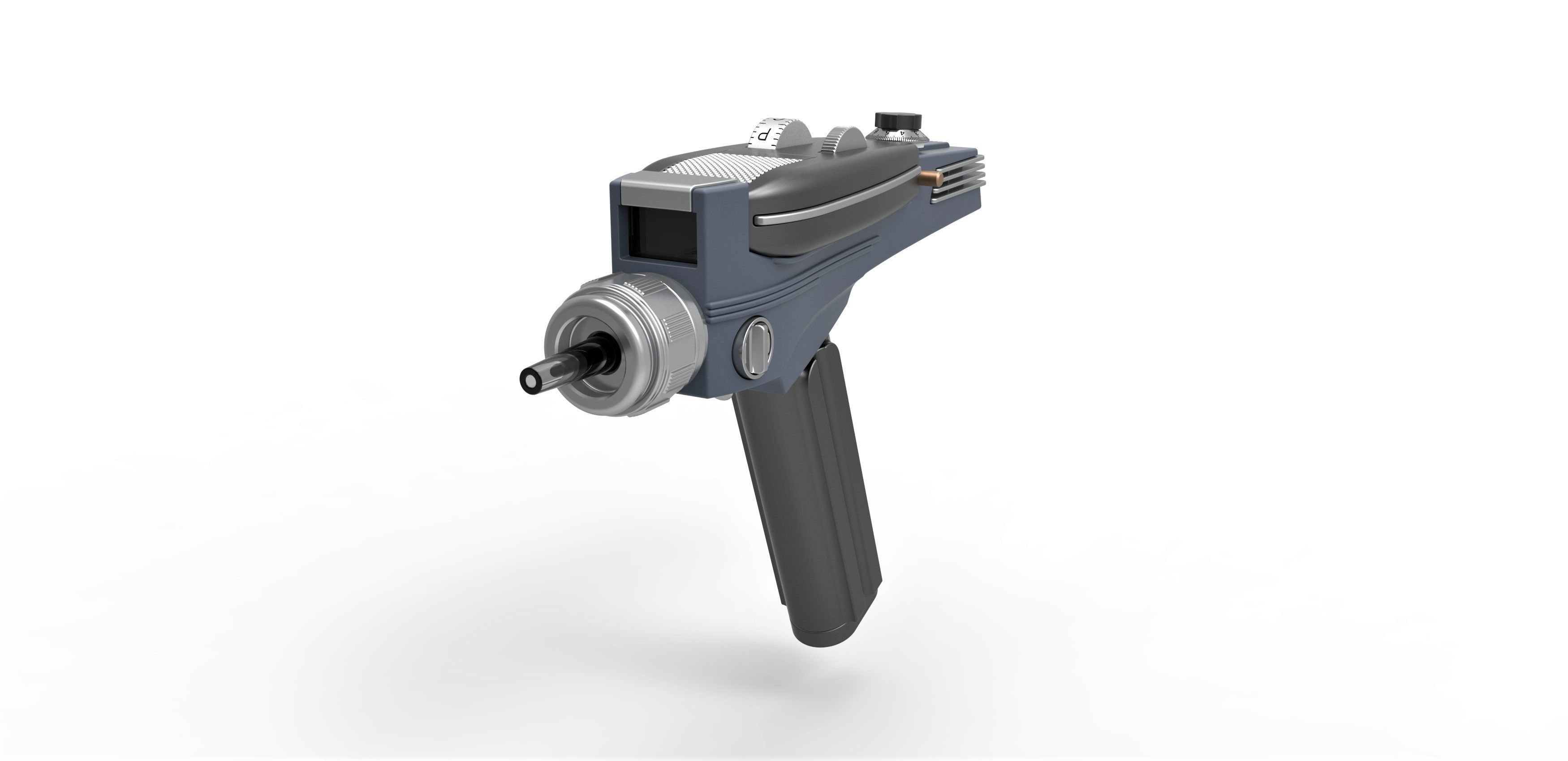 Phaser from Star Trek The Original Series 3D model_3