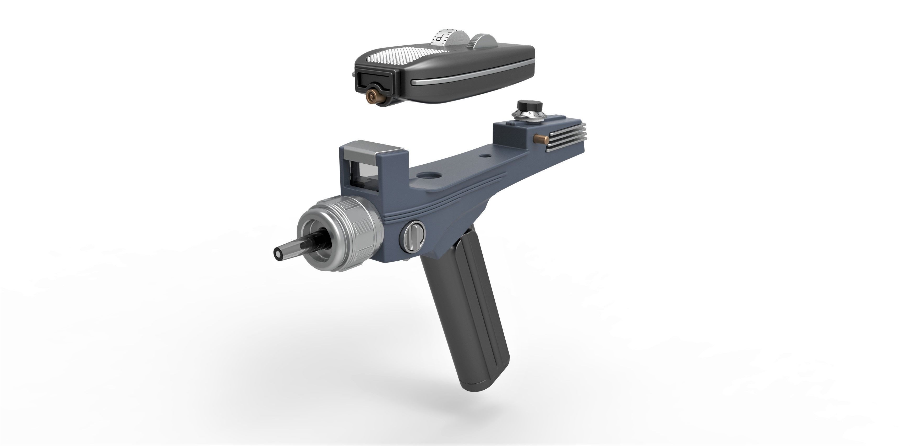 Phaser from Star Trek The Original Series 3D model_19
