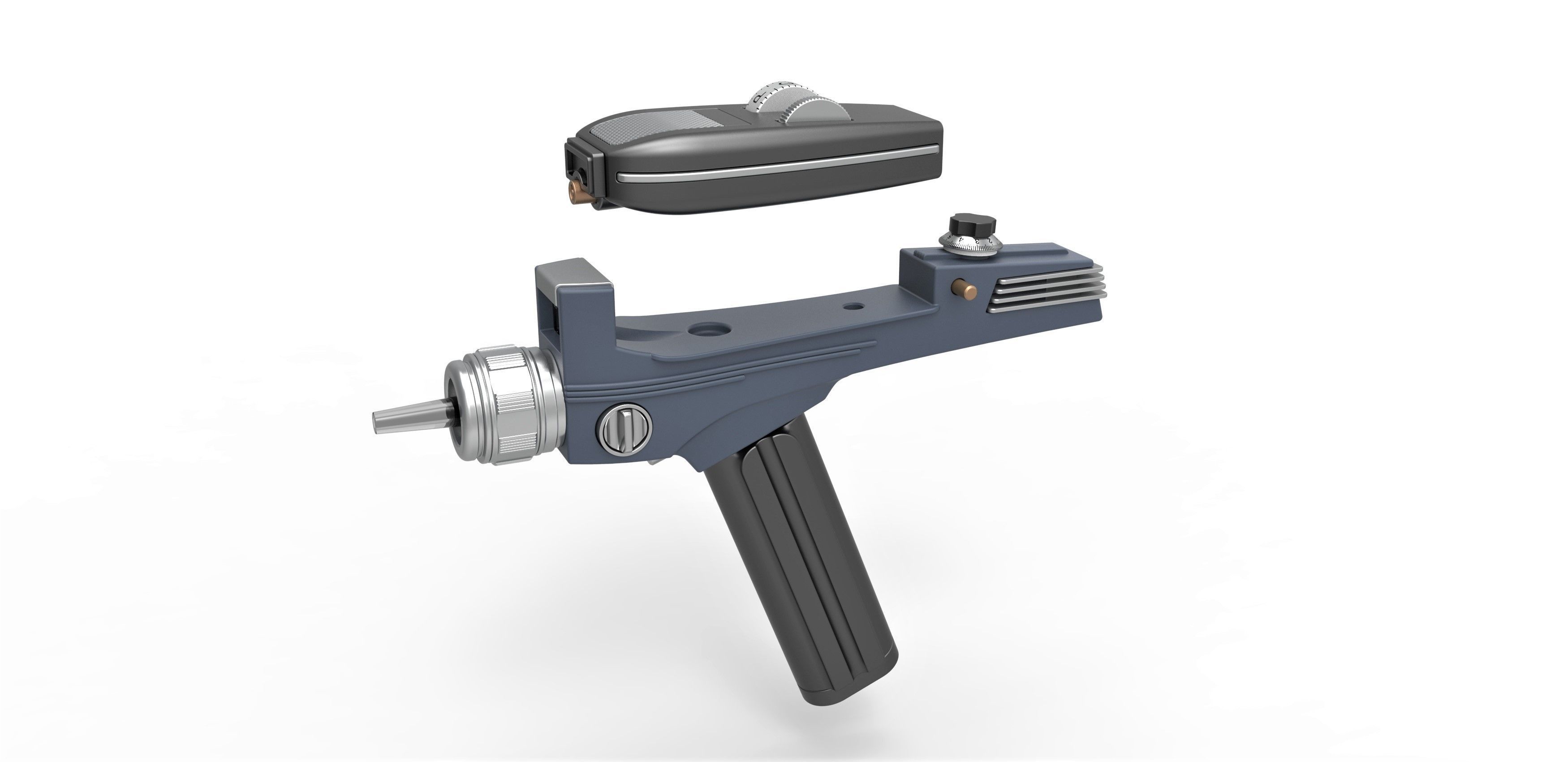 Phaser from Star Trek The Original Series 3D model_16