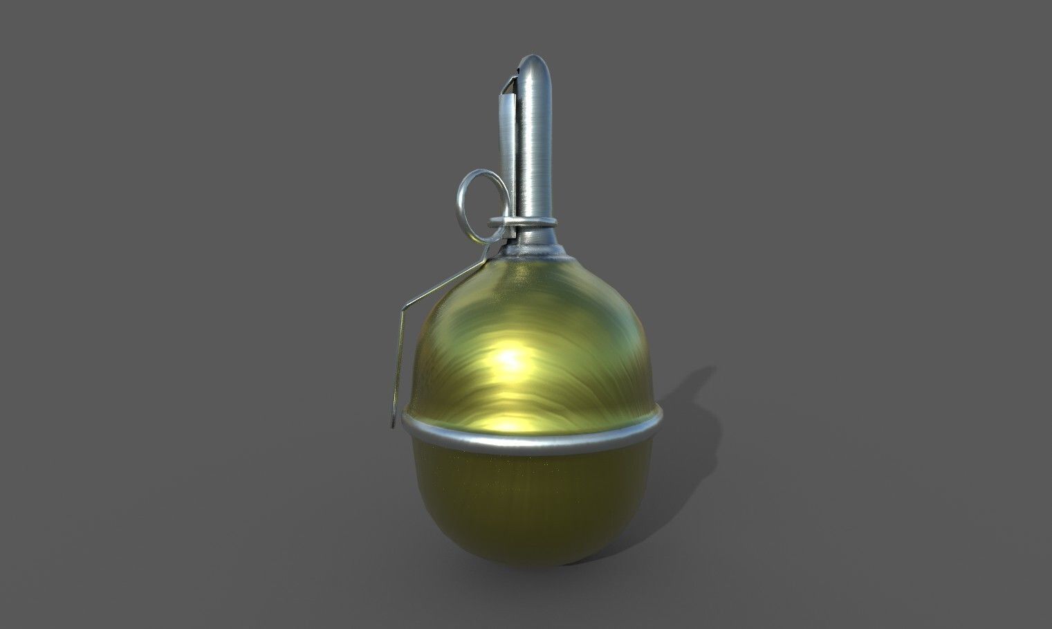 Grenade bomb Free 3D model_2