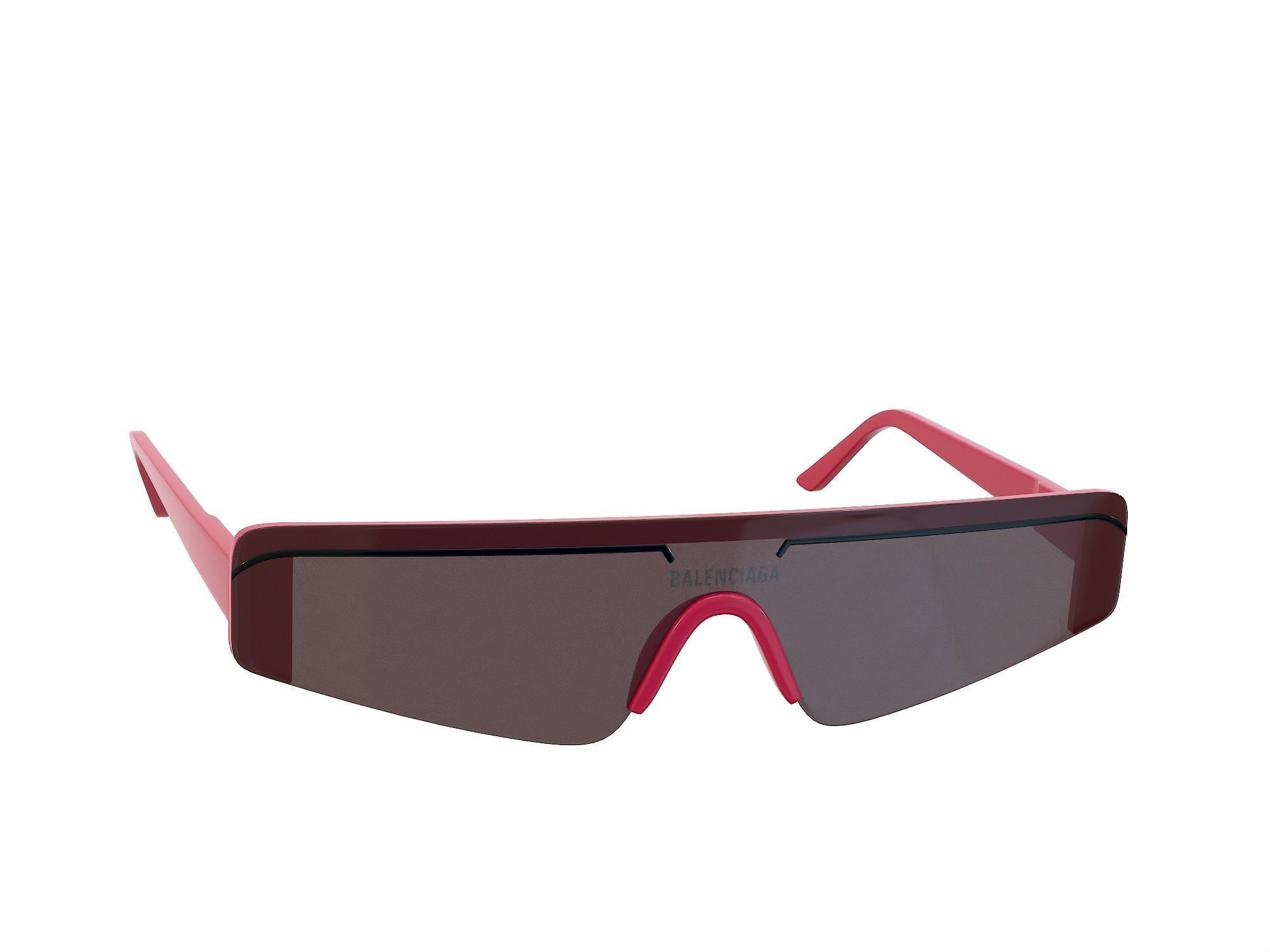 Balenciaga Eyewear Sunglasses  Low-poly 3D model_6