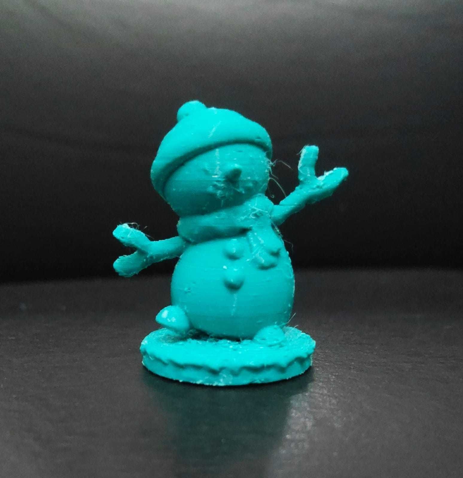 Happy Snowman 3D print model_4