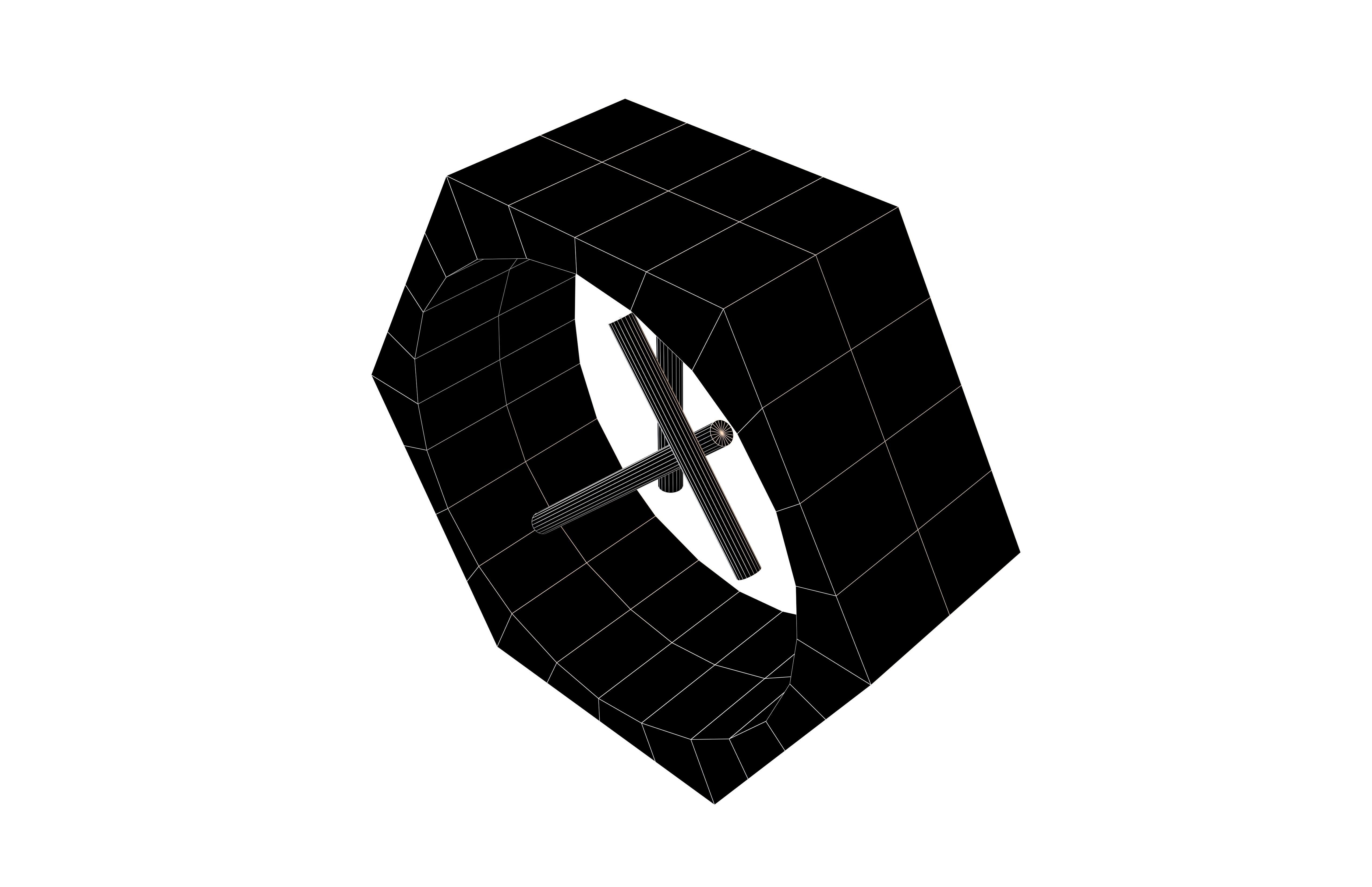 Perpetual Motion Ornaments v1 003 Low-poly 3D model_7