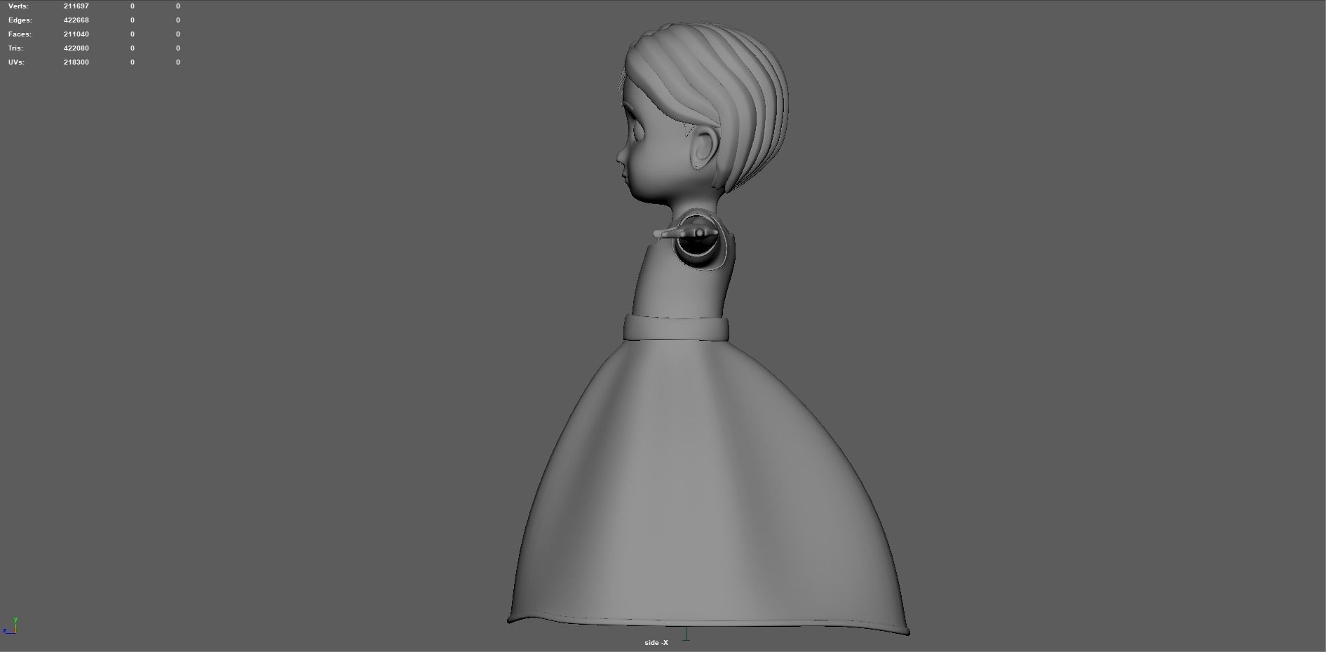 Marry hand 3D model_3