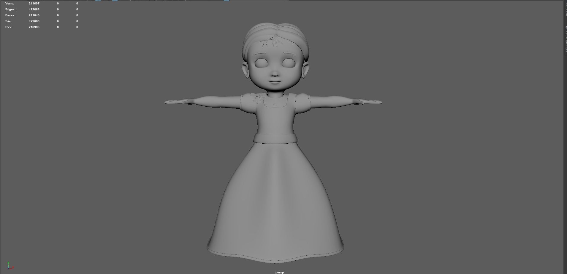 Marry hand 3D model_1