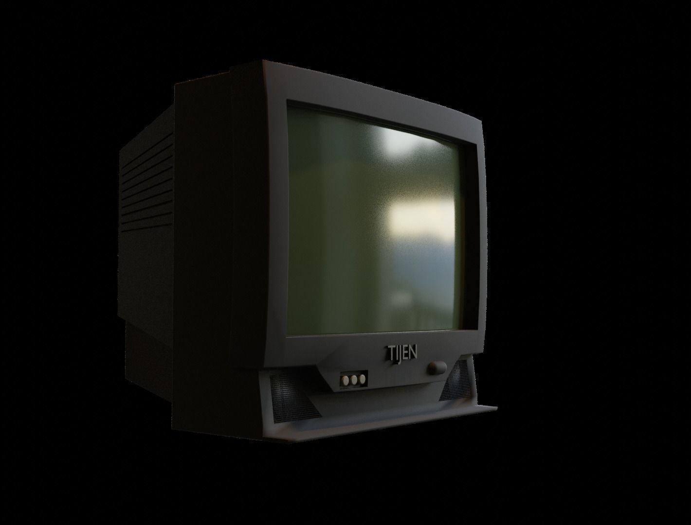 Older Tenjin TV Free 3D model_1